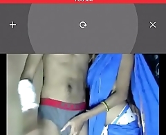 indian couple get intimate on webcam