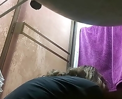 My mom caught by hidden cam forth the shower PART9